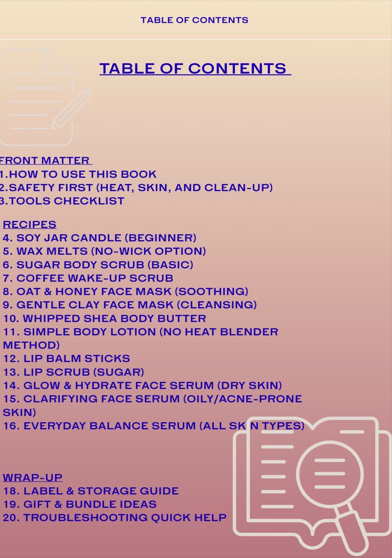 DIY SELF-CARE GUIDE:HOW TO MAKE CANDLES, SCRUBS, MASKS ,BUTTERS,FACE SERUM & BALMS